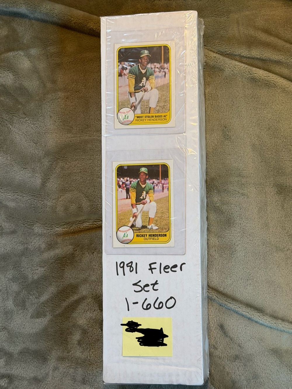 VTG 1981 Fleer Complete Set 1-660 with Featured Cards Sealed